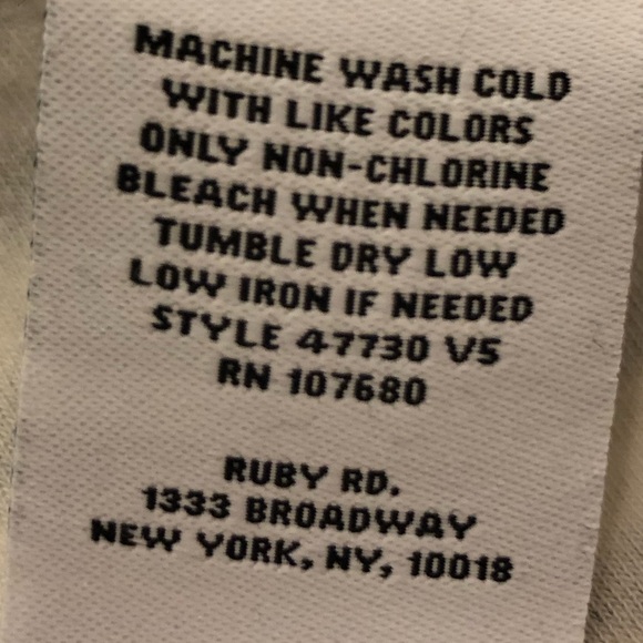 Ruby Rd. Sweatshirt Jacket Striped Full Zip Mock Neck Size M Petite Cotton blend - Picture 10 of 13